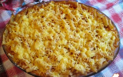 ПОТПЕЧЕНИ МАКАРОНИ СО ПЕЧУРКИ, КАШКАВАЛ И ПАВЛАКА